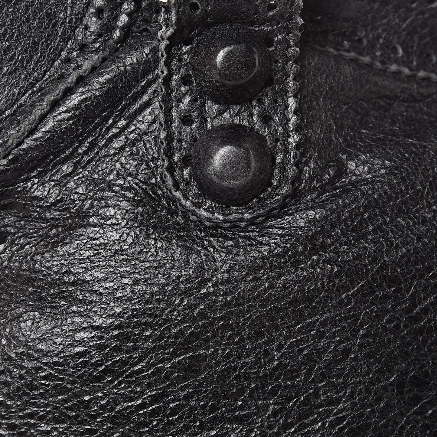 Agneau Giant Brogues Hardware Velo Black