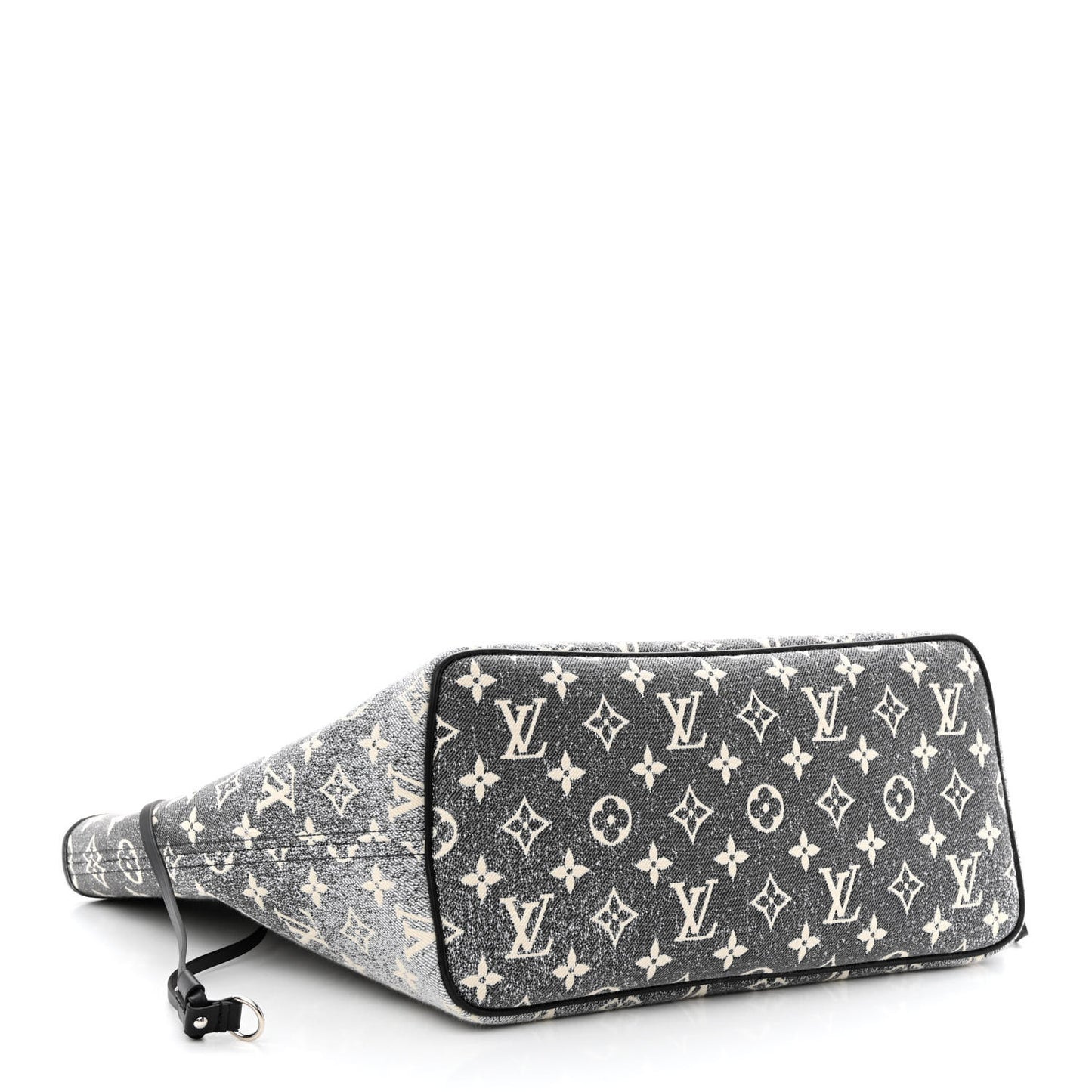 Denim Monogram Jacquard Neverfull MM Grey