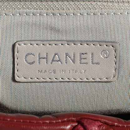 Chanel Calfskin Medium Ultra Stitch Flap Dark Red 6 of 7