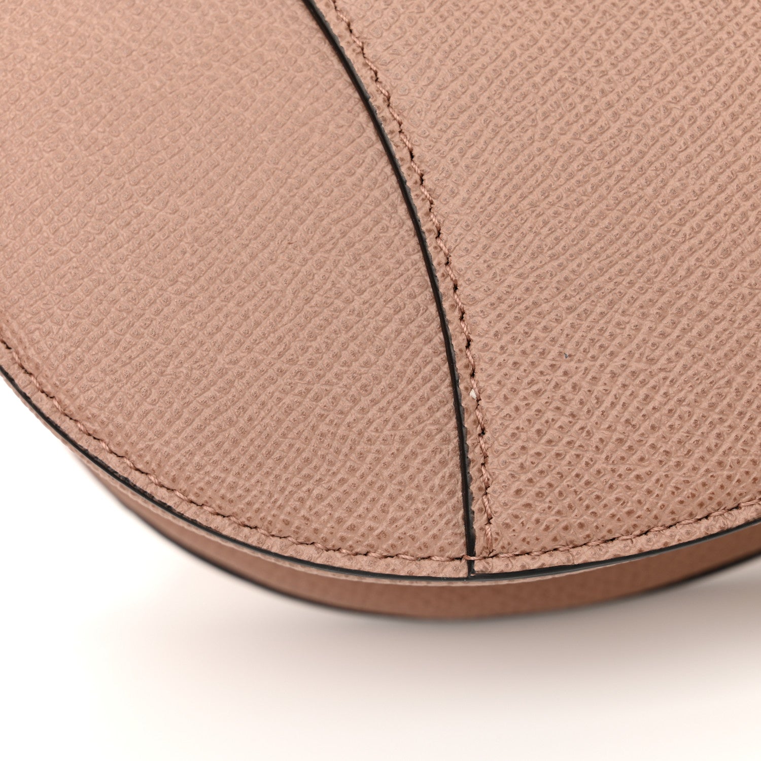 Christian Dior Grained Calfskin Saddle Bag With Strap Blush 11 of 12