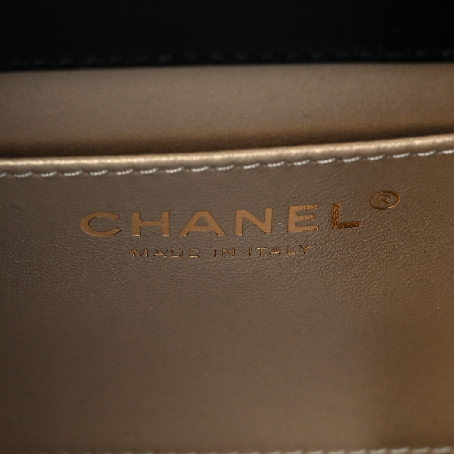 Chanel Lambskin Quilted Mini CC Crystal Logo Chain Flap Black 6 of 10