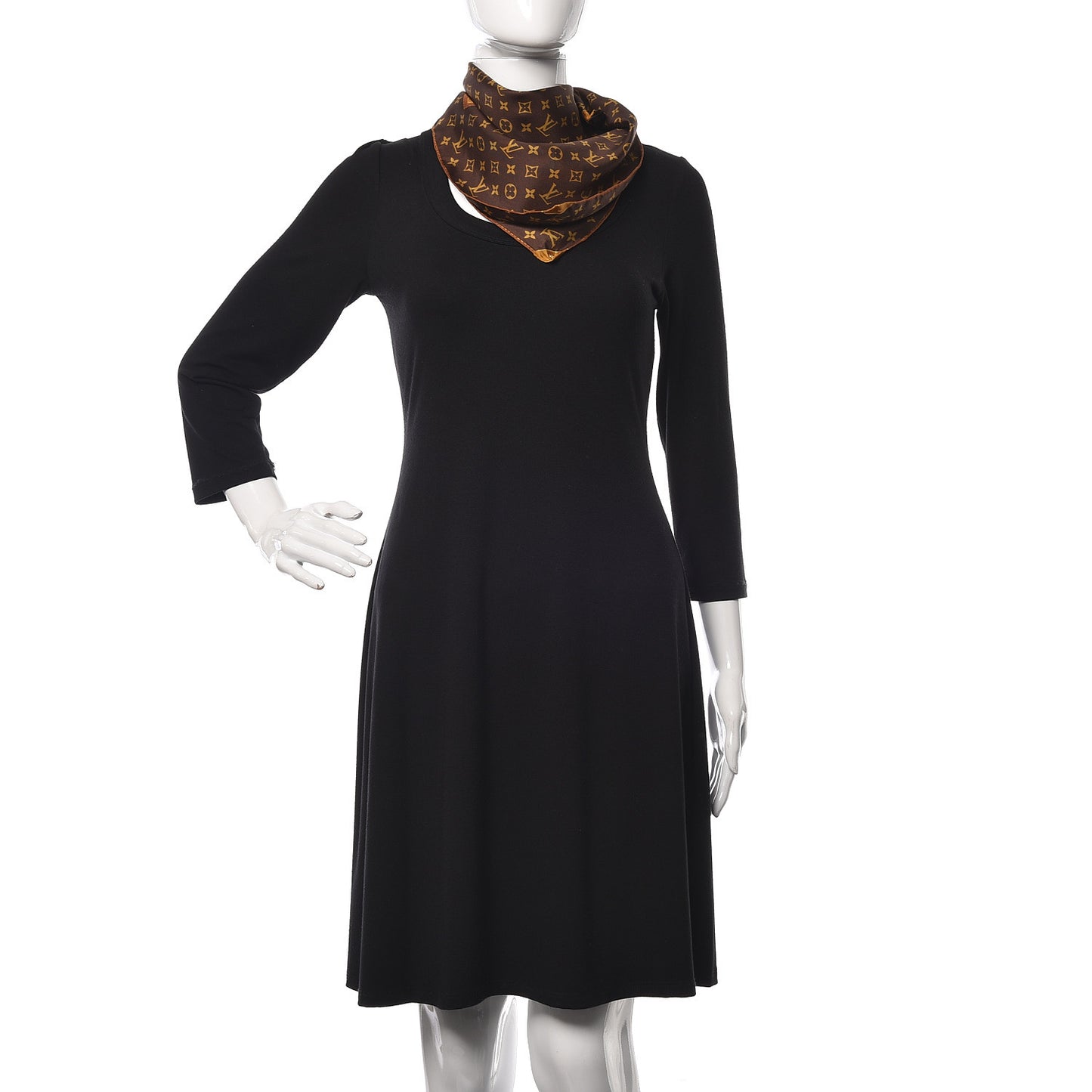 Silk Monogram Classic Square Scarf