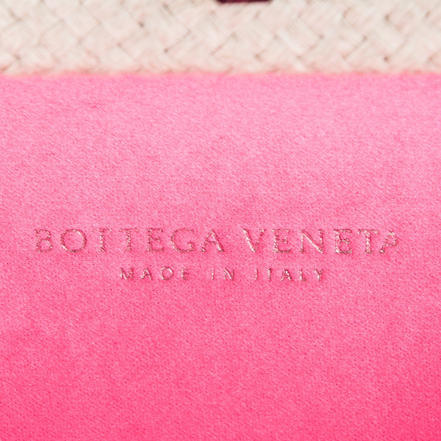 Bottega Veneta Satin Intreccio Impero Knot Clutch Rosa Shock 6 of 6
