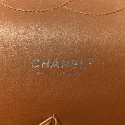 Chanel Metallic Caviar Quilted Maxi Double Flap Copper 6 of 11