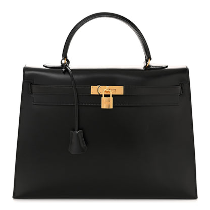 Hermes Box Kelly Sellier 35 Black 1 of 12
