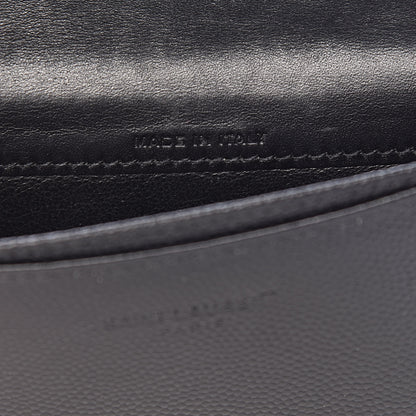 Saint Laurent Grain De Poudre Business Card Case Black 6 of 12