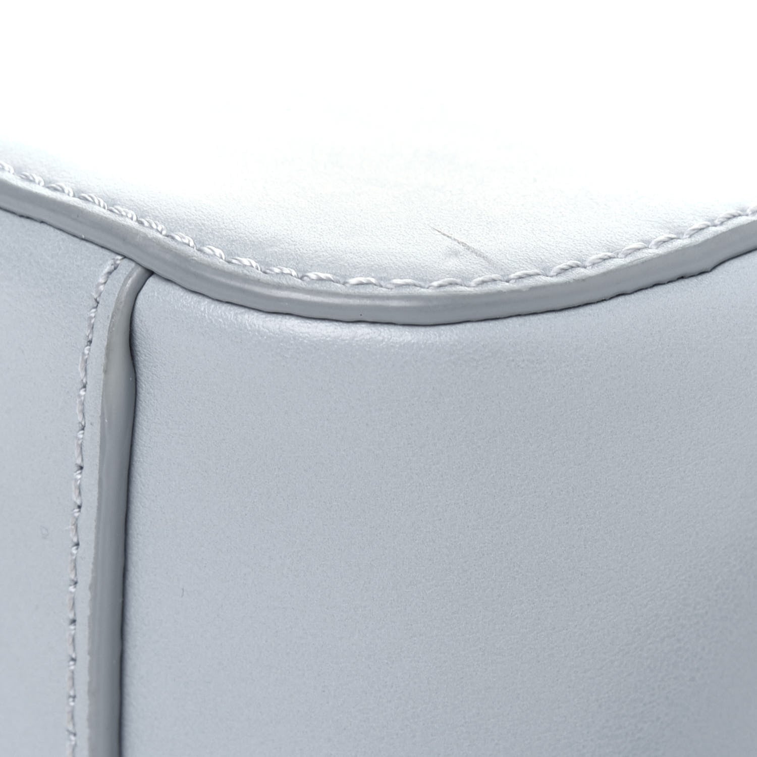 Chloe Shiny Calfskin Mini Vanity C Bag Faded Blue 13 of 20