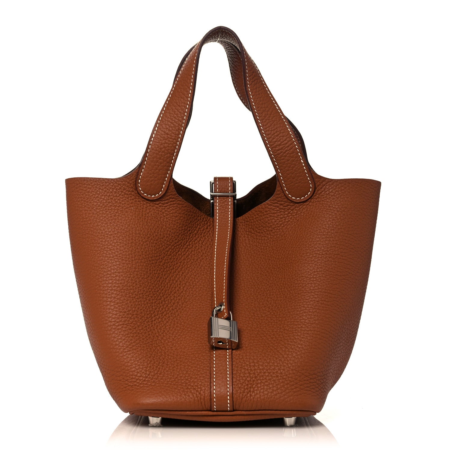 Hermes Taurillon Clemence Picotin Lock 18 PM Gold 1 of 11