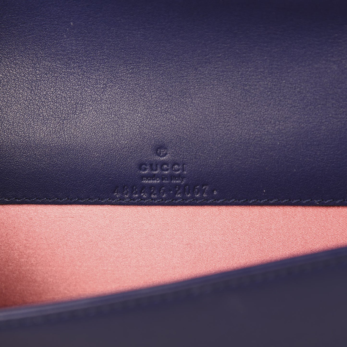 Velvet Matelasse GG Marmont Mini Bag Cobalt Blue