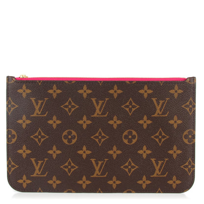 Louis Vuitton Monogram Neverfull MM GM Pochette Pivoine 1 of 8