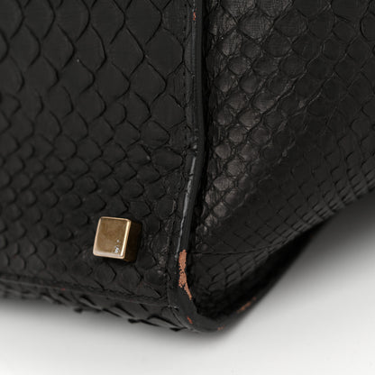 Celine Snakeskin Medium Phantom Luggage Black 13 of 13