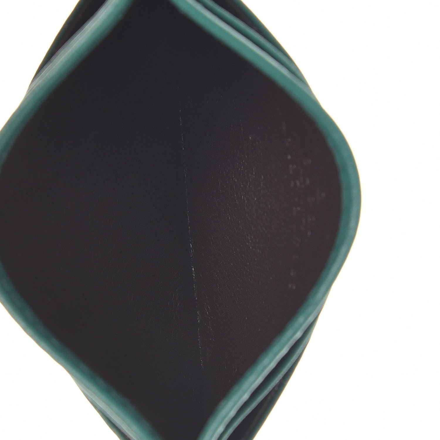 Gucci Calfskin Matelasse GG Marmont Card Holder Emerald Green 5 of 7