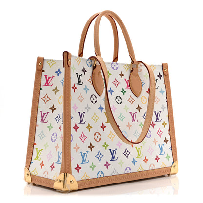 Louis Vuitton LV X TM Monogram Multicolor Onthego MM White 3 of 9