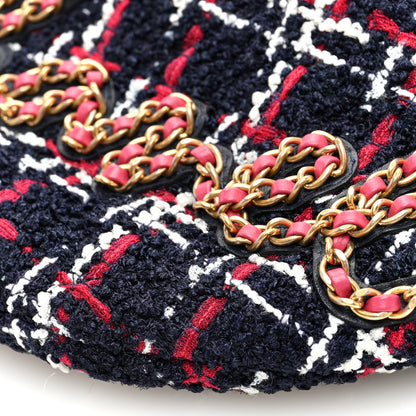 Chanel Tweed Quilted Chain 20s Signe Waist Bag Multicolor 10 of 10