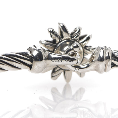 David Yurman Sterling Silver Diamond Starburst Bracelet 3 of 3