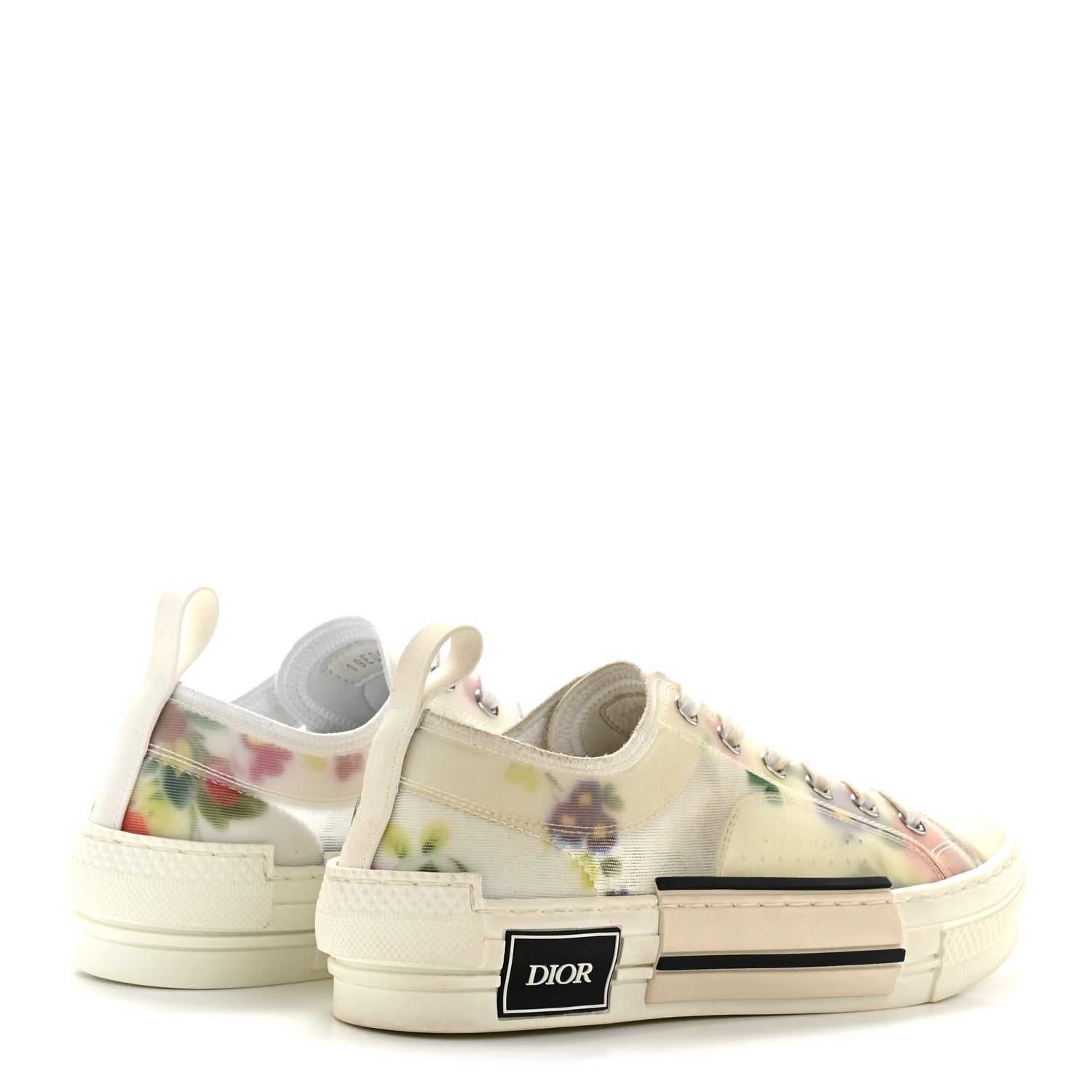 Christian Dior Technical Canvas Floral B23 Low Top Sneakers 36