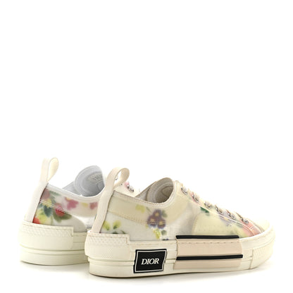 Christian Dior Technical Canvas Floral B23 Low Top Sneakers 36 White Multicolor 5 of 9