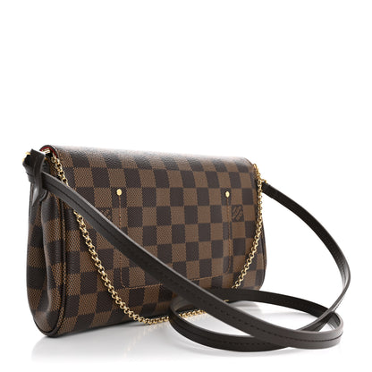 Louis Vuitton Damier Ebene Favorite MM 3 of 10