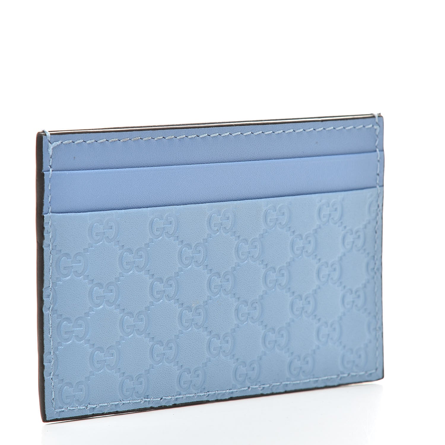 Gucci Microguccissima Card Holder Mineral Blue 3 of 6