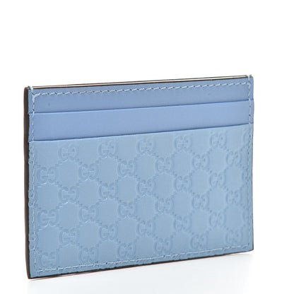 Gucci Microguccissima Card Holder Mineral Blue 3 of 6
