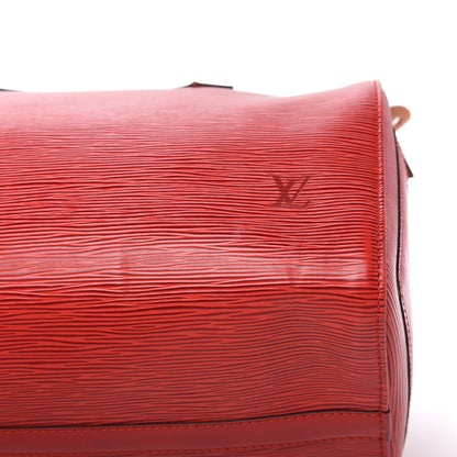 Louis Vuitton Epi Speedy 30 Castillan Red 13 of 13