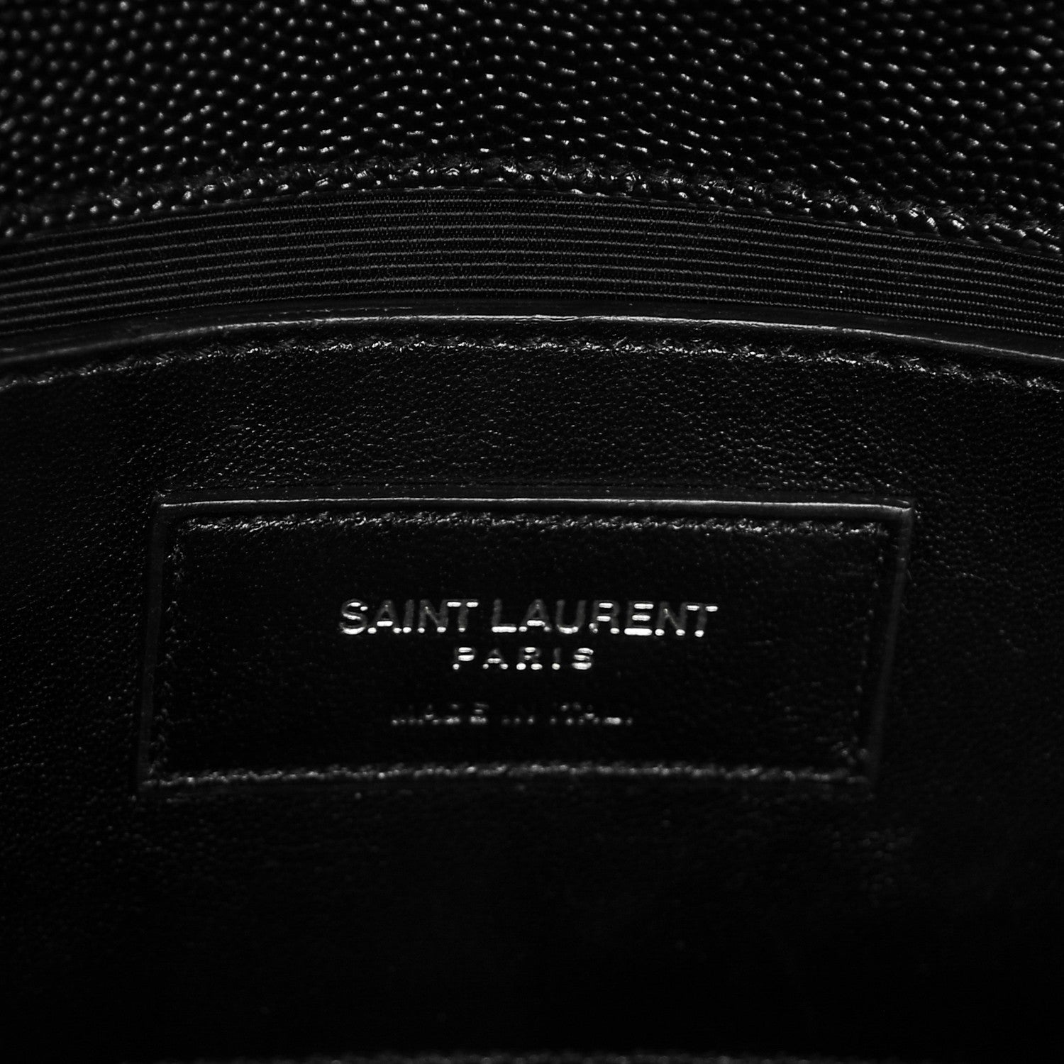 Saint Laurent Grain De Poudre Small Monogram Kate Satchel Black 6 of 6