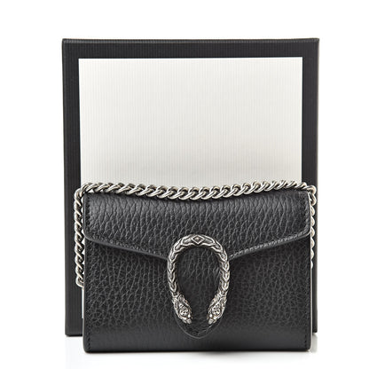Gucci Calfskin Dionysus Coin Purse Black 7 of 7