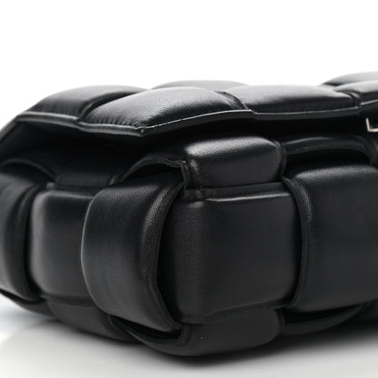 Bottega Veneta Nappa Maxi Intreccio Padded Cassette Crossbody Bag Black 8 of 9