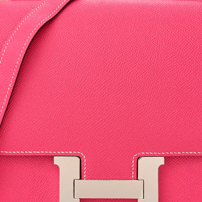 Hermes Epsom Constance 24 Rose Tyrien 8 of 11