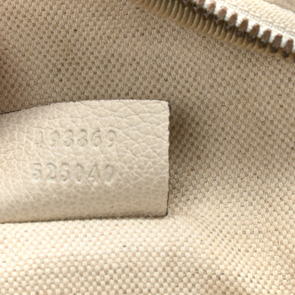 Gucci Grained Calfskin Logo Belt Bag White 7 of 10