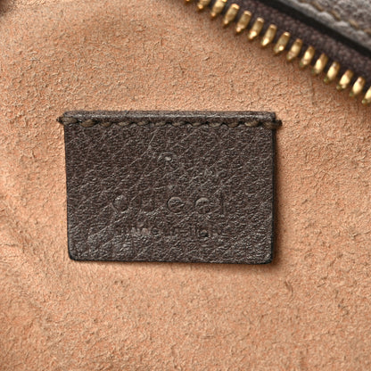 Gucci GG Supreme Monogram Web Mini Ophidia Round Shoulder Bag Brown 6 of 10