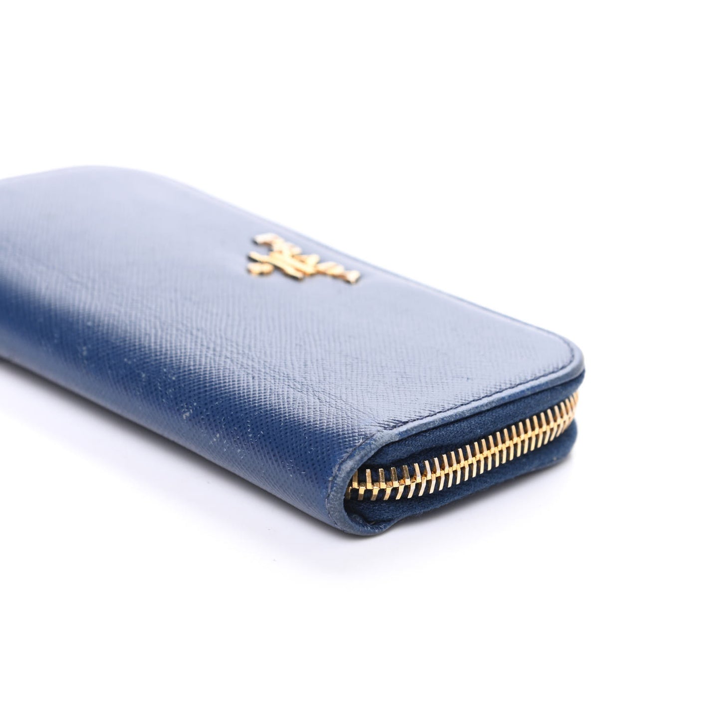 Saffiano Metal Zip Around 6 Key Holder Bleuette
