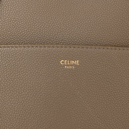 Celine Soft Grained Calfskin Sangle Bucket Bag Taupe 7 of 17
