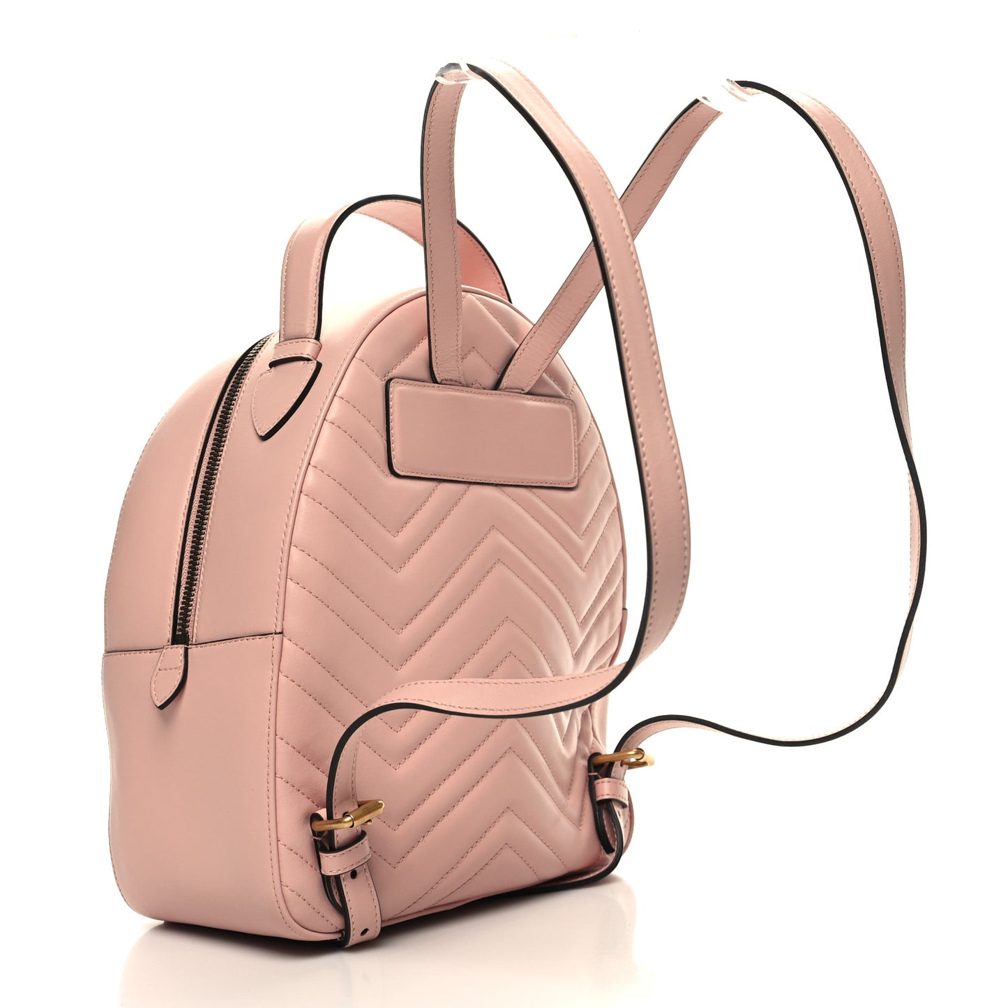 Calfskin Matelasse GG Marmont Dome Backpack Perfect Pink