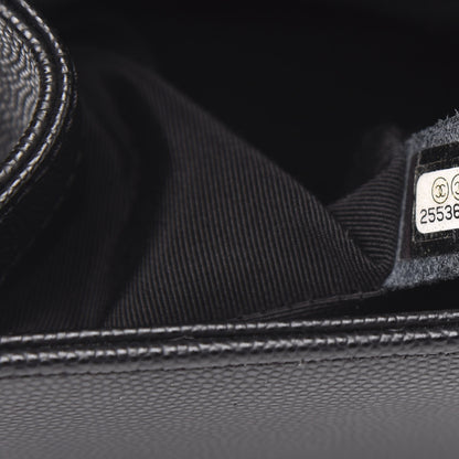 Chanel Caviar Quilted Medium Boy Flap Black 7 of 12
