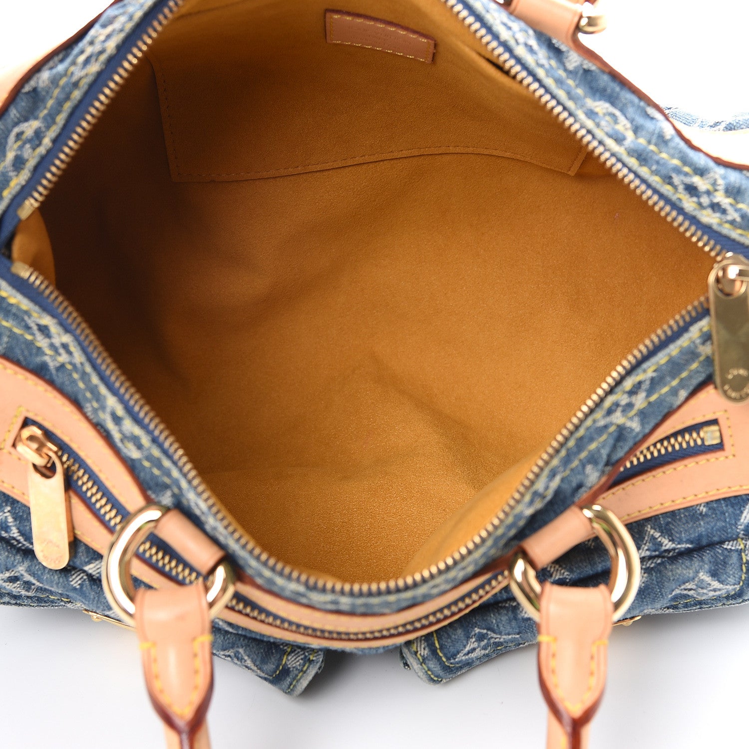 Louis Vuitton Monogram Denim Neo Speedy Blue 4 of 15