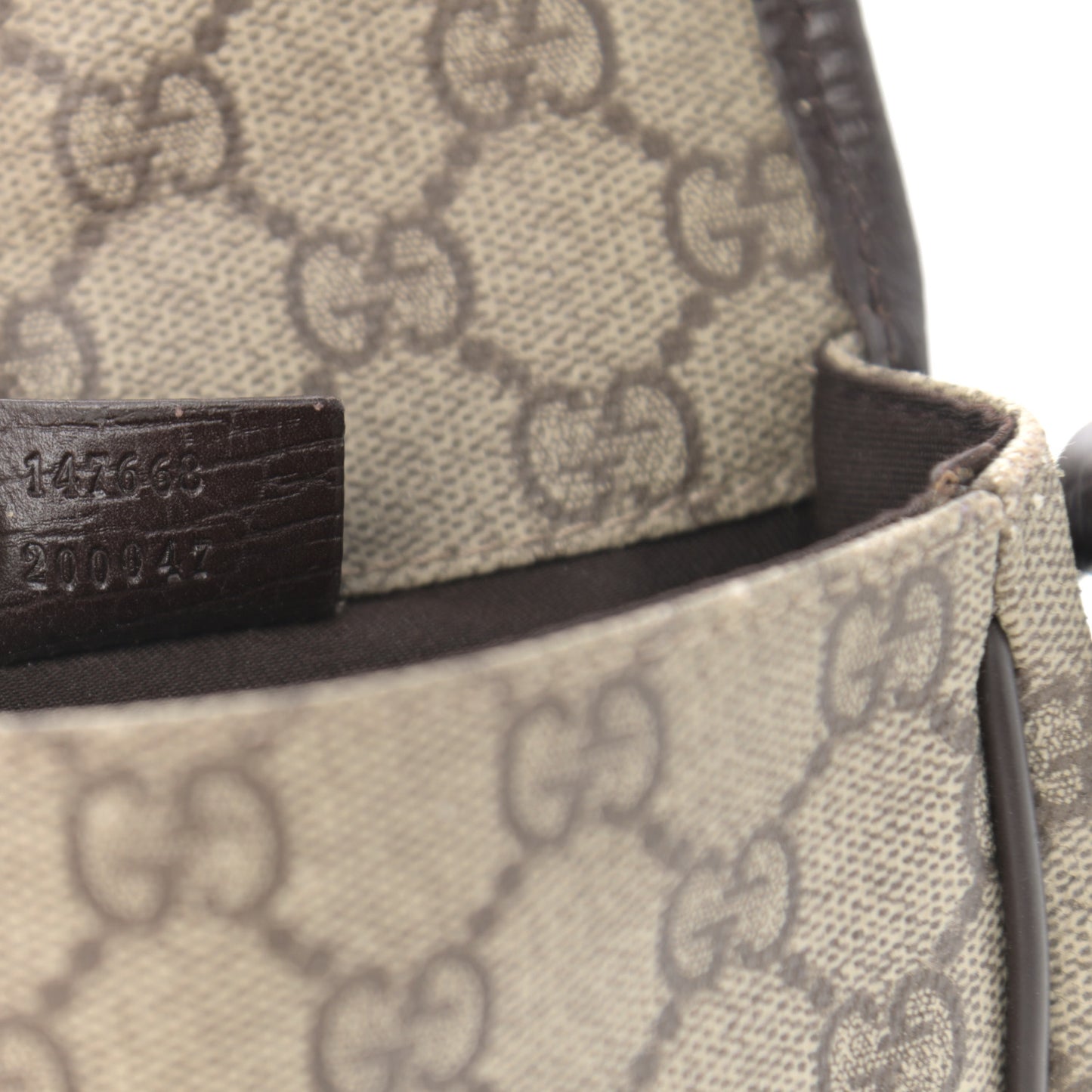 GG Plus Monogram Web Small Flap Messenger Bag