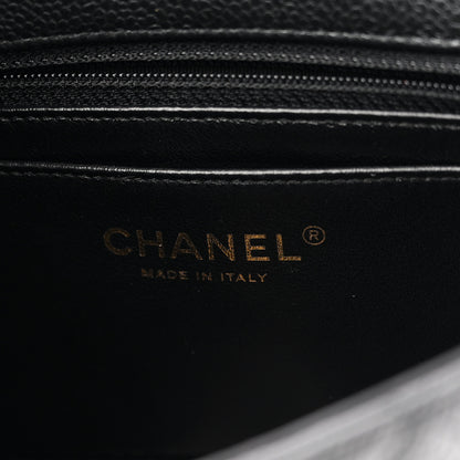 Chanel Metallic Caviar Quilted Mini Rectangular Flap Black 6 of 10