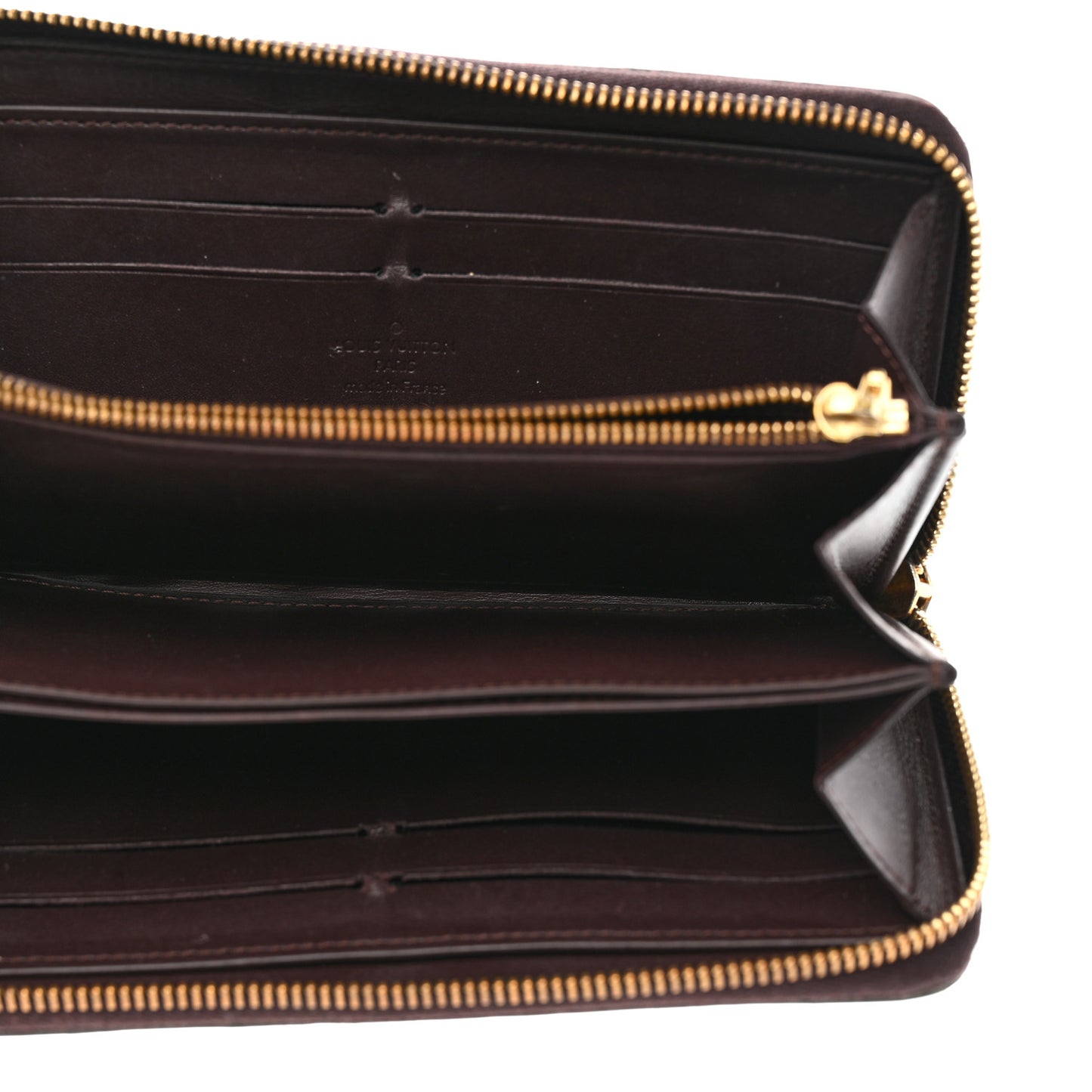 Vernis Rayures Zippy Wallet Amarante