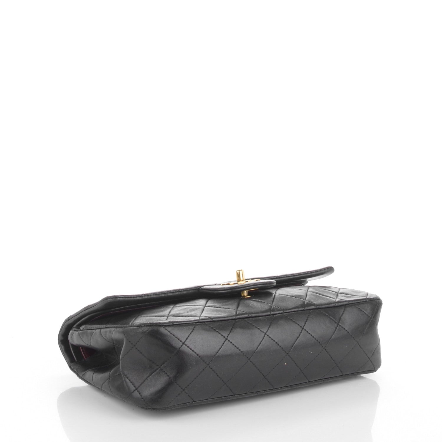 Chanel Lambskin Quilted Small Double Flap Black 4 of 13