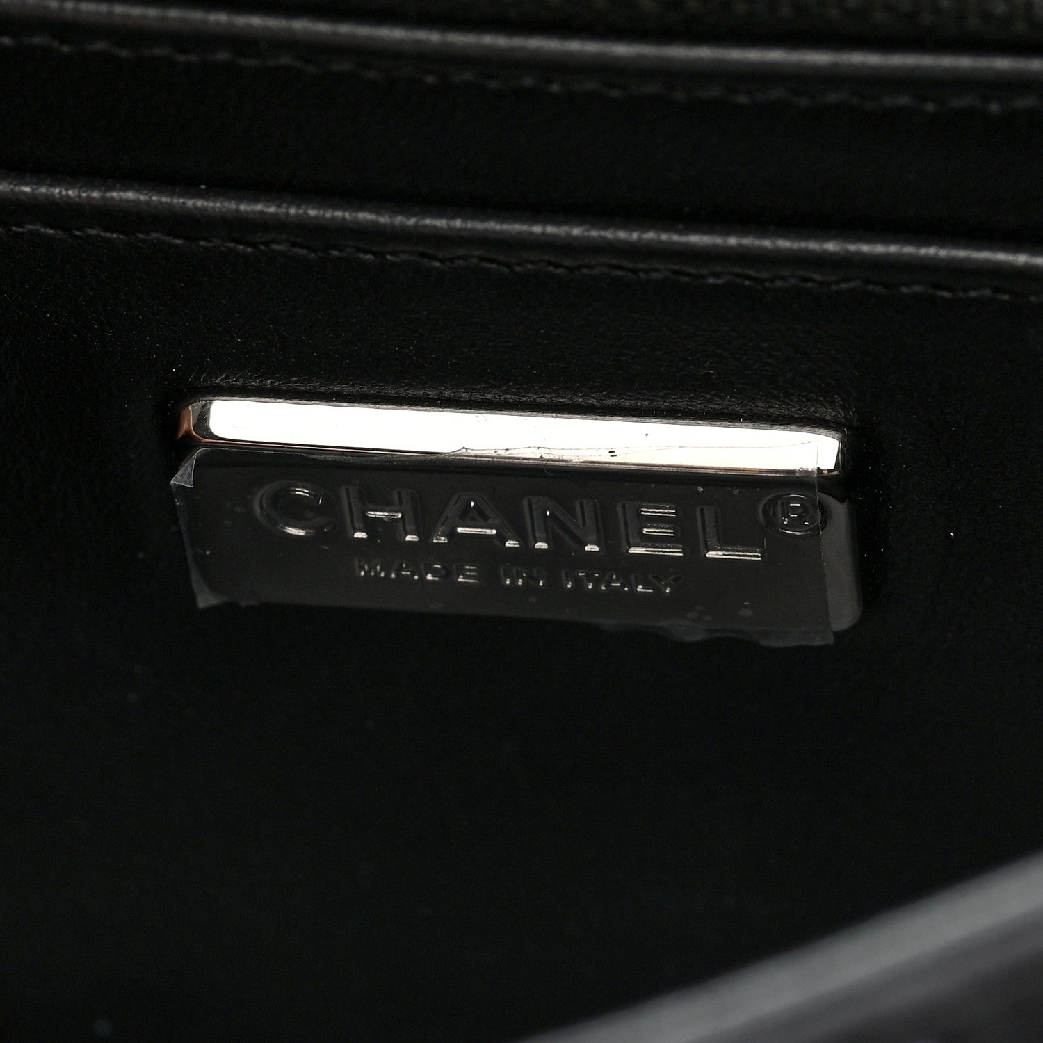 Chanel Satin Sequin Embellished Flower Mini Rectangular Flap Black White Blue 6 of 10