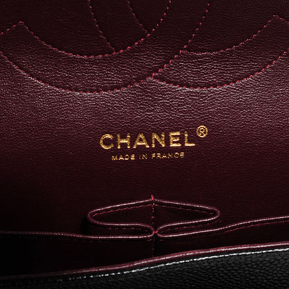 Chanel Caviar Quilted Jumbo Double Flap Black 7 of 9