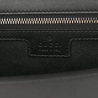 Gucci Senna Calfskin Petite GG Top Handle Shoulder Bag Black 6 of 10