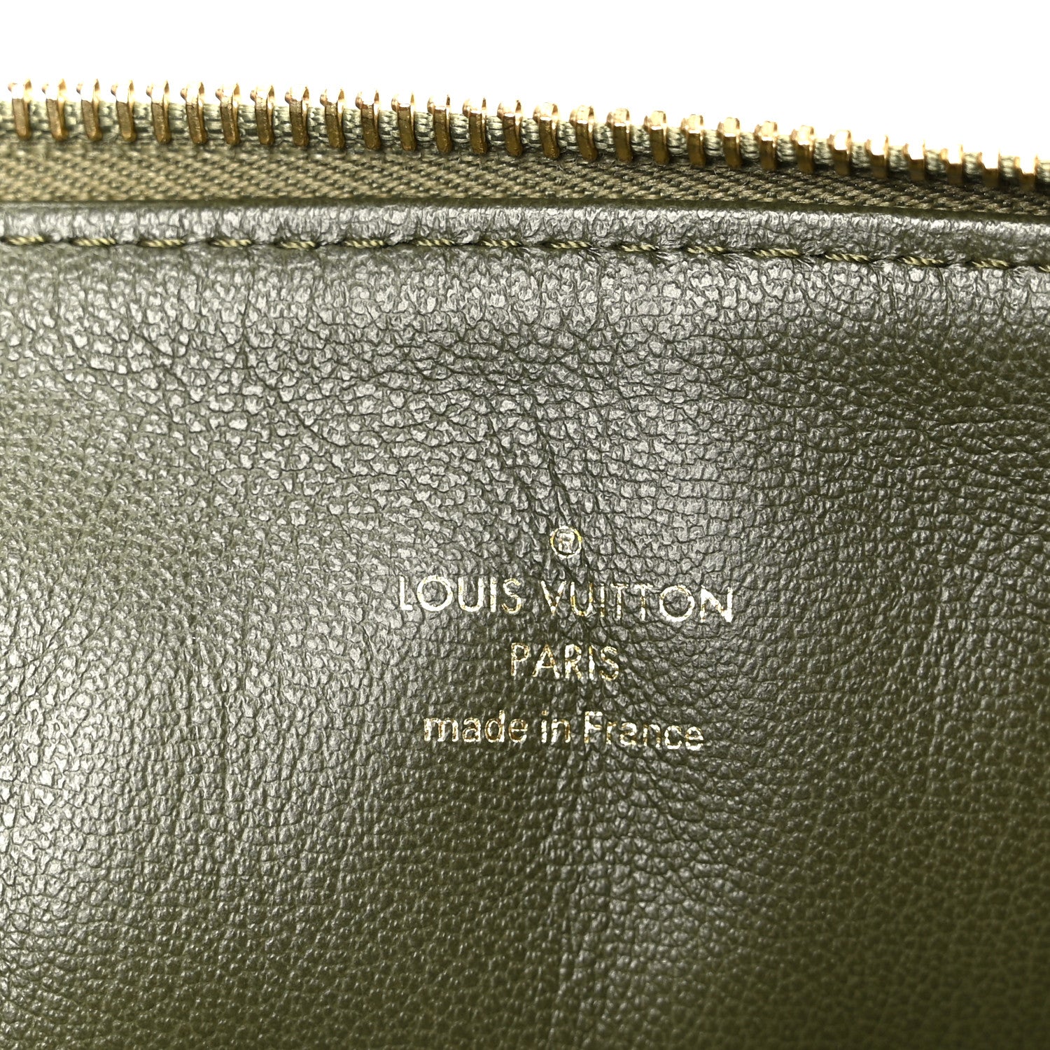 Louis Vuitton Lambskin Embossed Monogram Coussin MM Khaki 8 of 12