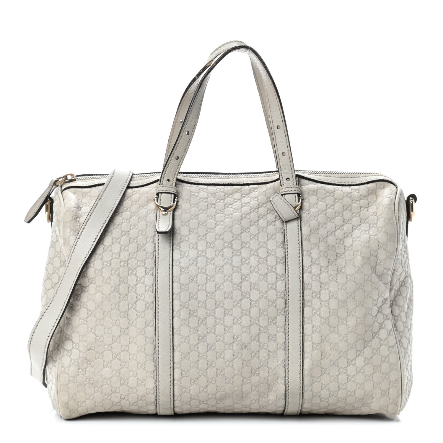 Gucci Soft Microguccissima Medium Nice Boston Off White 1 of 12
