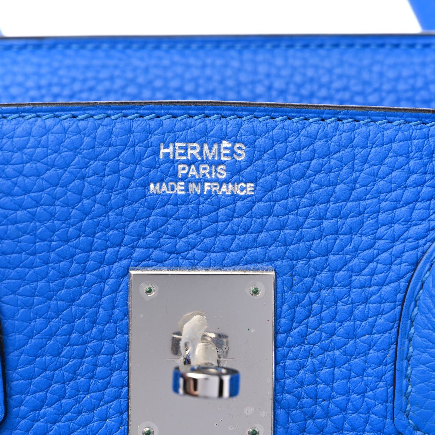 Togo Birkin 35 Bleu Hydra