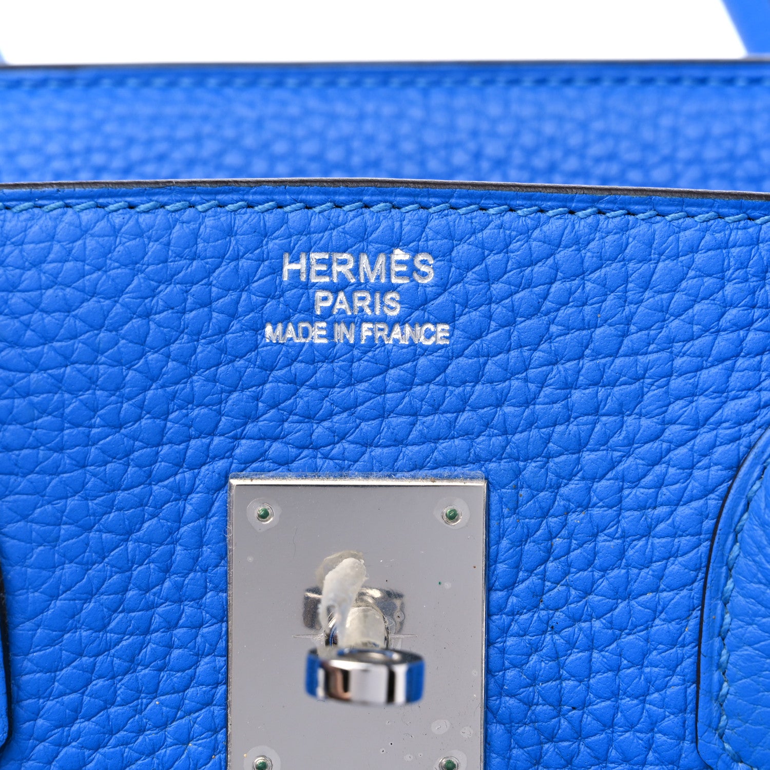 Hermes Togo Birkin 35 Bleu Hydra 6 of 10