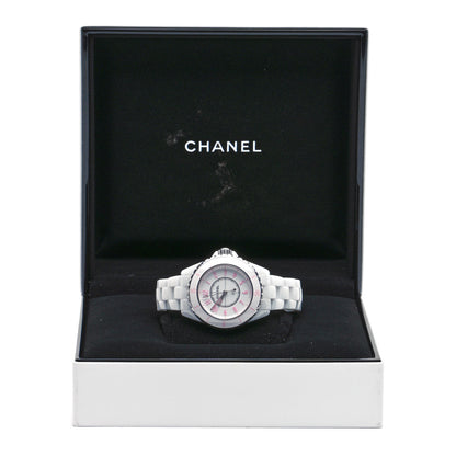 Chanel Stainless Steel Ceramic 33mm J12 Quartz Watch Blush 5 of 5