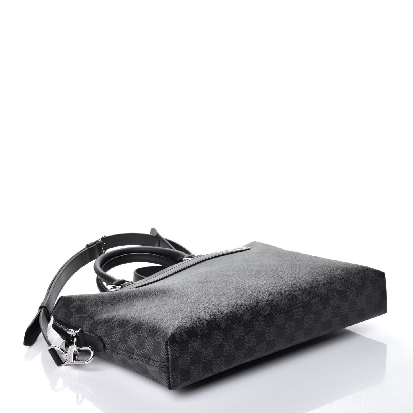 Damier Graphite Porte-Documents Jour