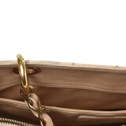 Chanel Caviar Quilted Grand Shopping Tote GST Beige 10 of 19